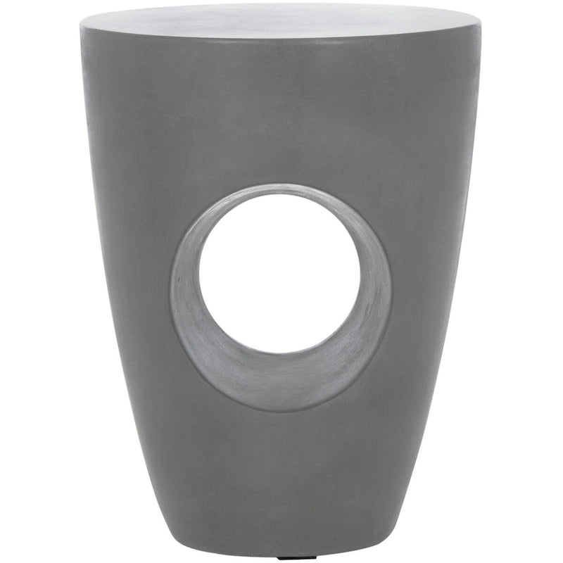 SAFAVIEH Hadil Concrete Indoor/ Outdoor Accent Table - 14.1 x 14.1 x 17.7 - 14Wx14Dx18H