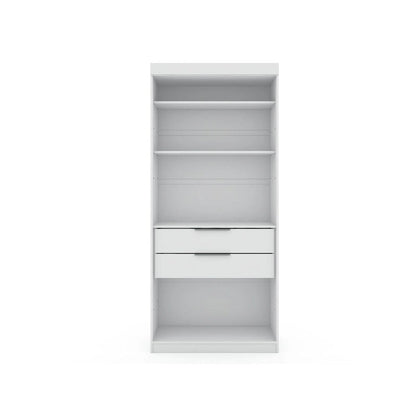 Mulberry Open 1 Sectional Modern Armoire Wardrobe Closet