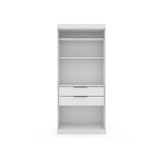 Mulberry Open 1 Sectional Modern Armoire Wardrobe Closet