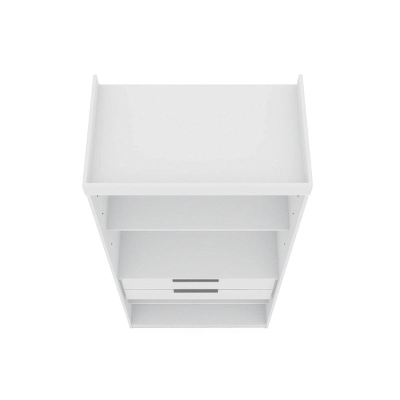 Mulberry Open 1 Sectional Modern Armoire Wardrobe Closet