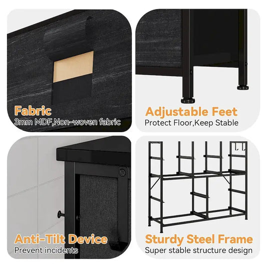 Dresser for Bedroom with 10 Drawers