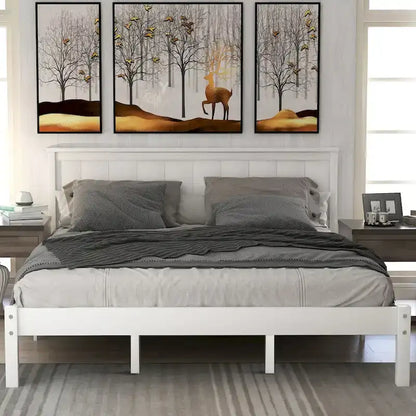Platform Bed Frame with Headboard