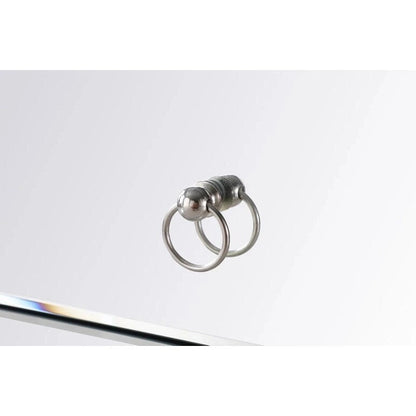 3-Drawer Mirrored Accent Chest