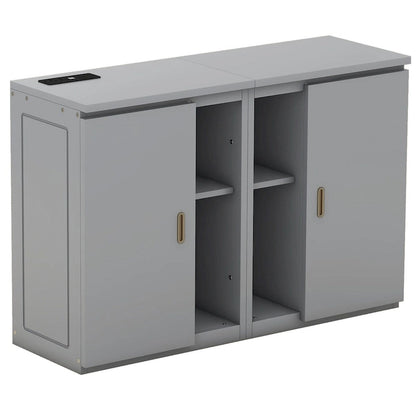 QW Full Size Murphy Bed with Shelves