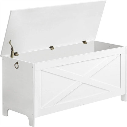 Sturdy Entryway Storage Bench - 15.7D x 39.4W x 18.9H