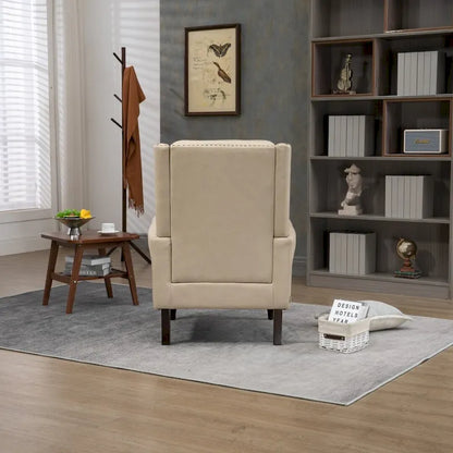 Wood Frame Armchair Modern Accent Chair Lounge Chair for Living Room - 29.33 x31.50x 39.37