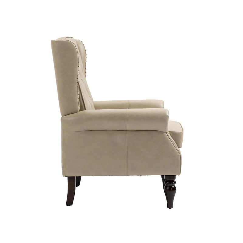 Wood Frame Armchair Modern Accent Chair Lounge Chair for Living Room - 29.33 x31.50x 39.37