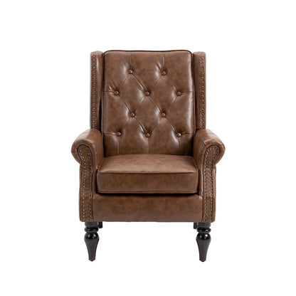 Wood Frame Armchair Modern Accent Chair Lounge Chair for Living Room - 29.33 x31.50x 39.37