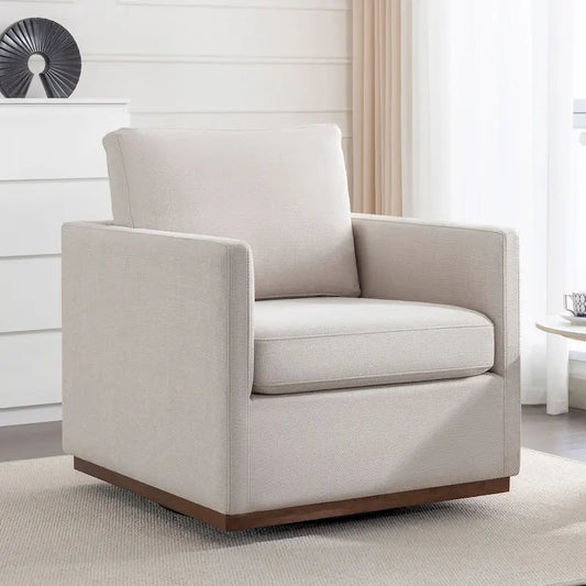 Mid Century Modern Swivel Accent Chair Armchair for Living Room