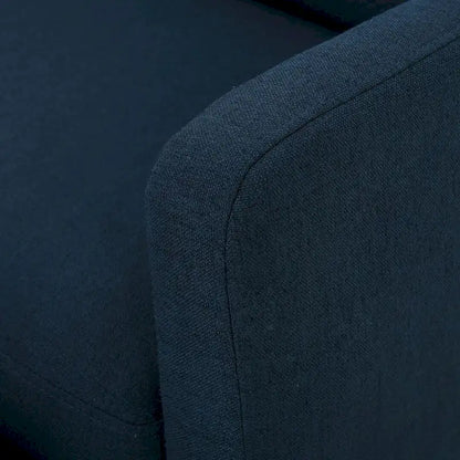 Modern Fabric Double Seat Recliner Chair with Plush Cushions by Christopher Knight Home