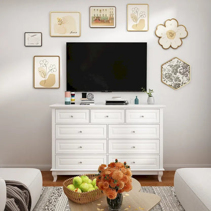 Versatile 55.1 Dresser: Chic Storage for Any Room TV Stand Side Table