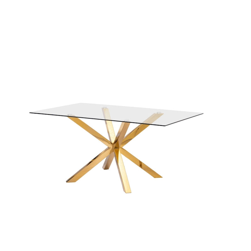 Best Quality Furniture Contemporary Glass 5-pc Dining Set