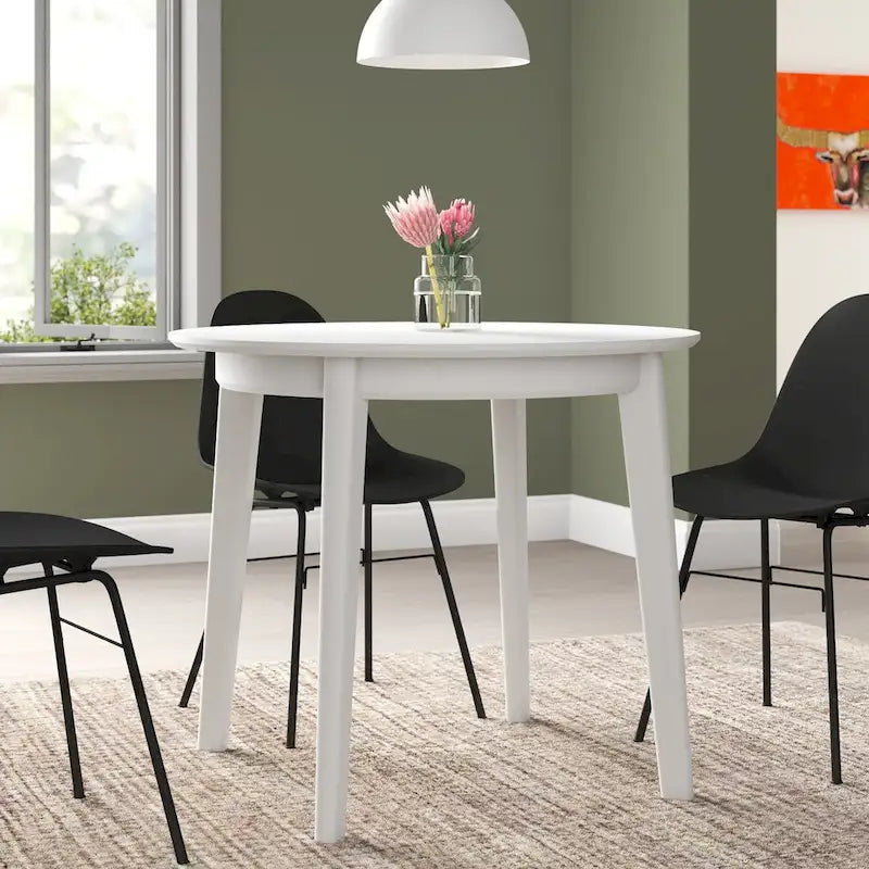 Atle Round Table in Matte Black