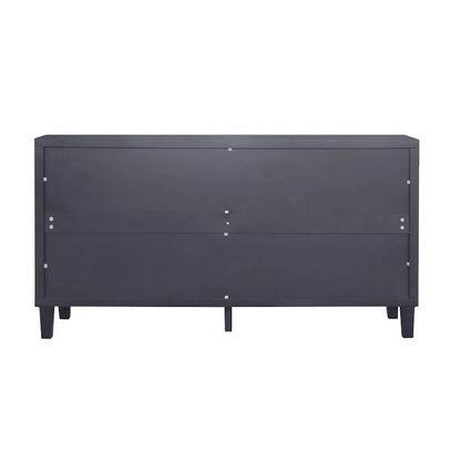 4-Door Wooden Sideboard Buffet Cabinet