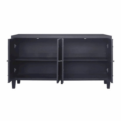 4-Door Wooden Sideboard Buffet Cabinet