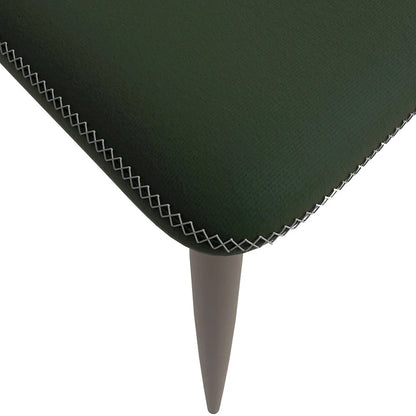 Mosaic Modern Upholstered Fabric Dining Chair with Metal Legs by LeisureMod