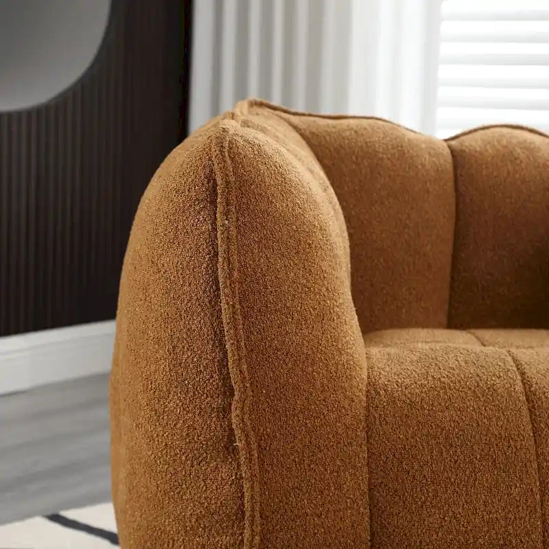 Roomfitters Soft Bean Bag Chair with High Resilient Foam Chips for Living Room