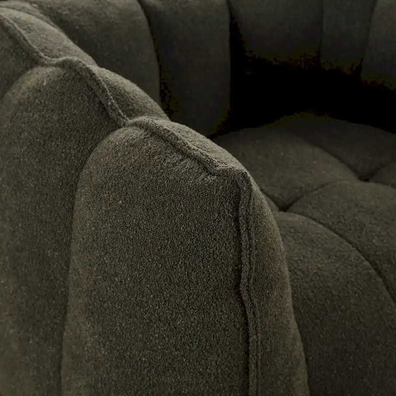 Roomfitters Soft Bean Bag Chair with High Resilient Foam Chips for Living Room