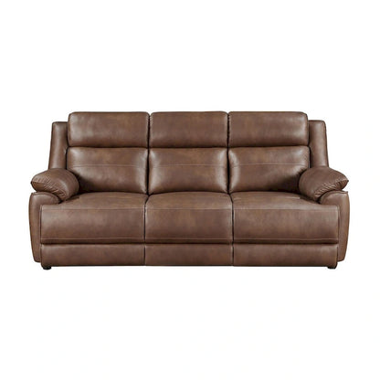 Worthington Dark Brown Upholstered 3-Piece Sofa Set