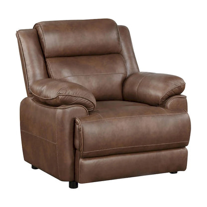 Worthington Dark Brown Upholstered 3-Piece Sofa Set