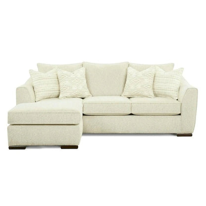 Vibrant Vision Oatmeal Chaise Sofa