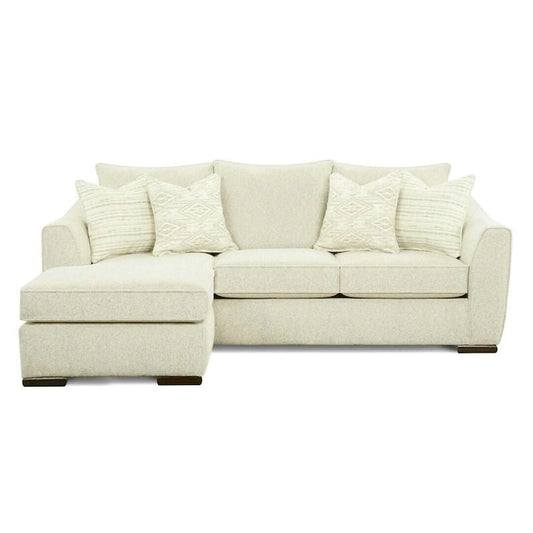 Vibrant Vision Oatmeal Chaise Sofa