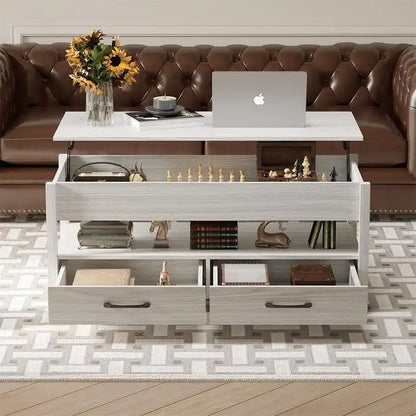 Lift Top Coffee Table - 19.7D x 43.3W x 24.8H