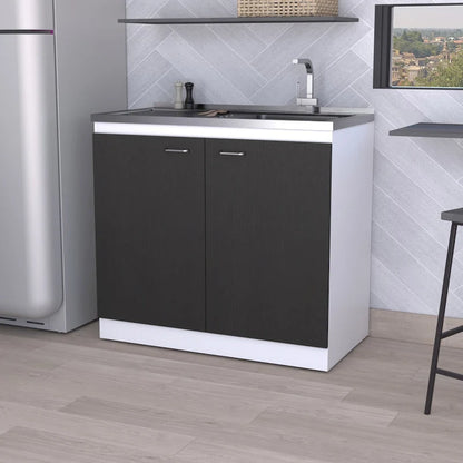 Brookeline Rectangle 2-Door Utility Sink and Cabinet