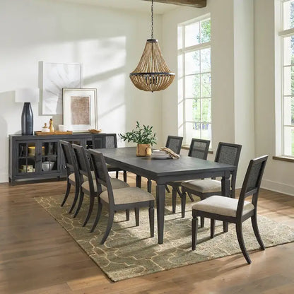 Caruso Heights Aged Whiskey Rectangular Table Set