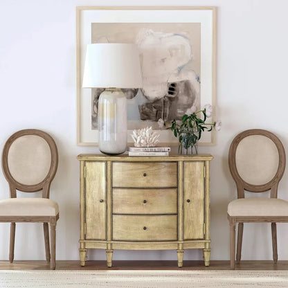 Sheffield 3 Drawer 2 Door Accent Cabinet
