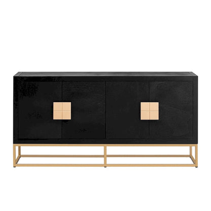 Modern Sideboard with Unique Support Legs and Adjustable Shelves