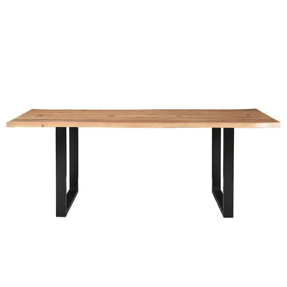 Athea Butterfly light acacia live Edge Dining Table - 96
