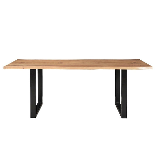 Athea Butterfly light acacia live Edge Dining Table - 96