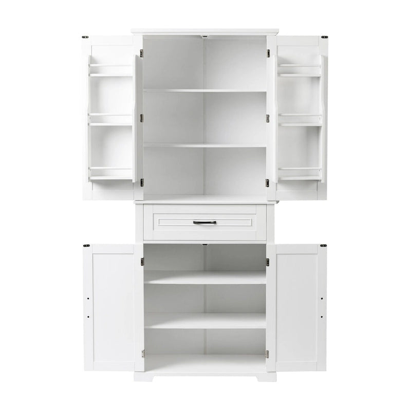 Bathroom Storage Cabinet with Doors and Drawer,Multiple Storage Space,Adjustable Shelf