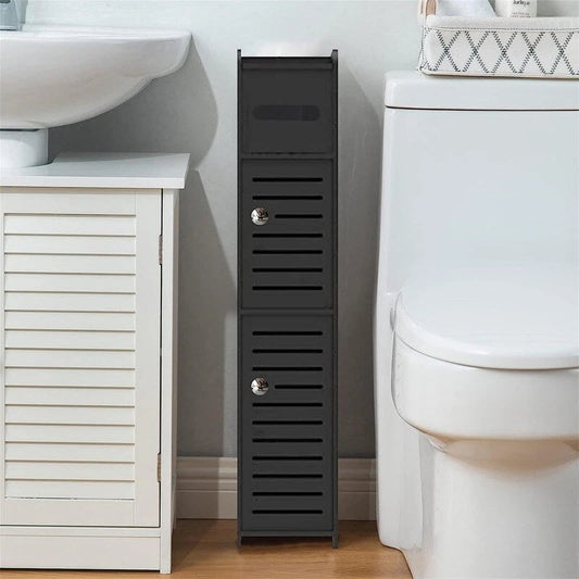 Small Bathroom Storage Cabinet for Small Spaces - 6.4D x 6W x 30H