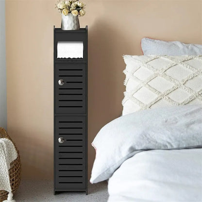 Small Bathroom Storage Cabinet for Small Spaces - 6.4D x 6W x 30H