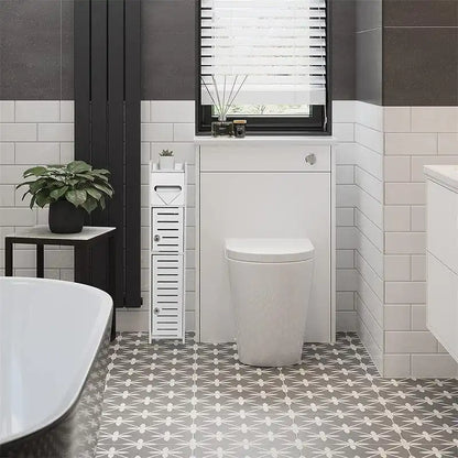 Small Bathroom Storage Cabinet for Small Spaces - 6.4D x 6W x 30H