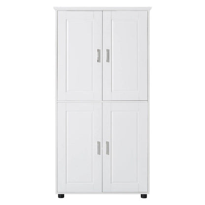 Tall and Wide Bathroom Floor Storage Cabinet