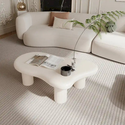 Wood Cloud Shaped Coffee Table for Living Room