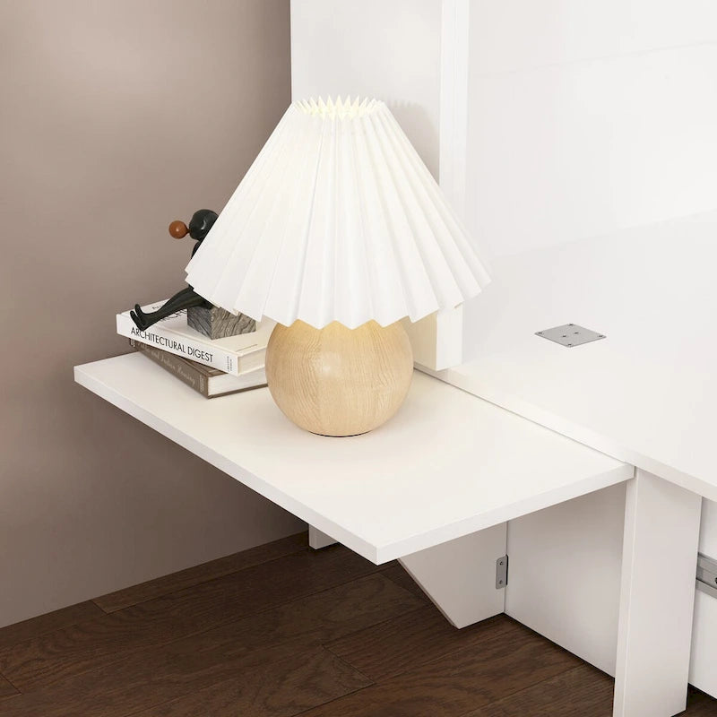 Space-Saving Murphy Bed with Storage Cabinet, Ideal for Apartments